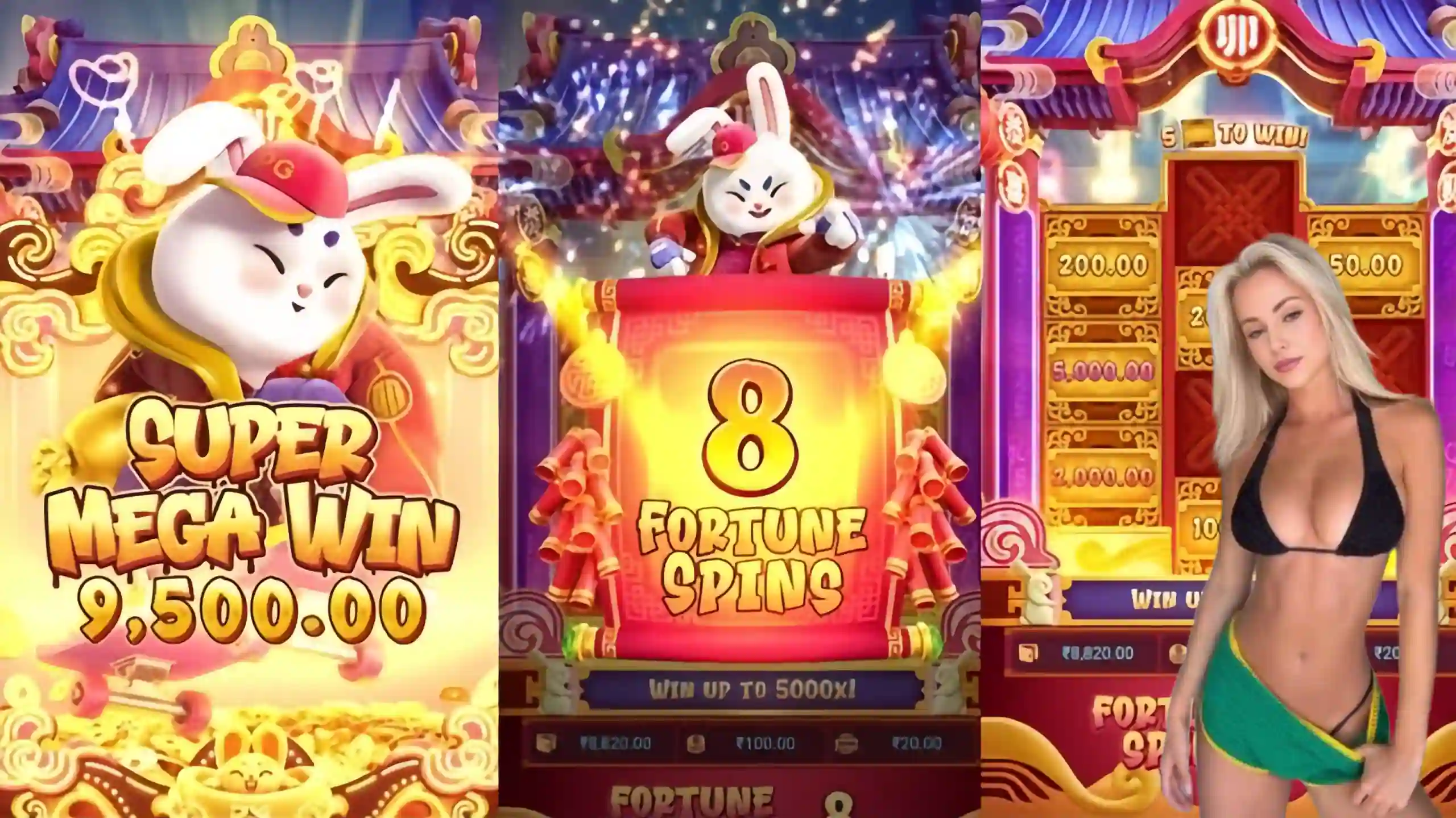 Wild Expansivo Fortune Rabbit 5p - Coelho Dourado que Expande